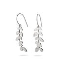 Pendientes Botanik Hojas Color Plata Pendientes Botanik Hojas Color Plata